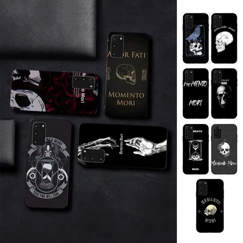

Memento Mori Phone Case For Samsung S 9 10 20 21 22 23 30 23plus lite Ultra FE S10lite Fundas