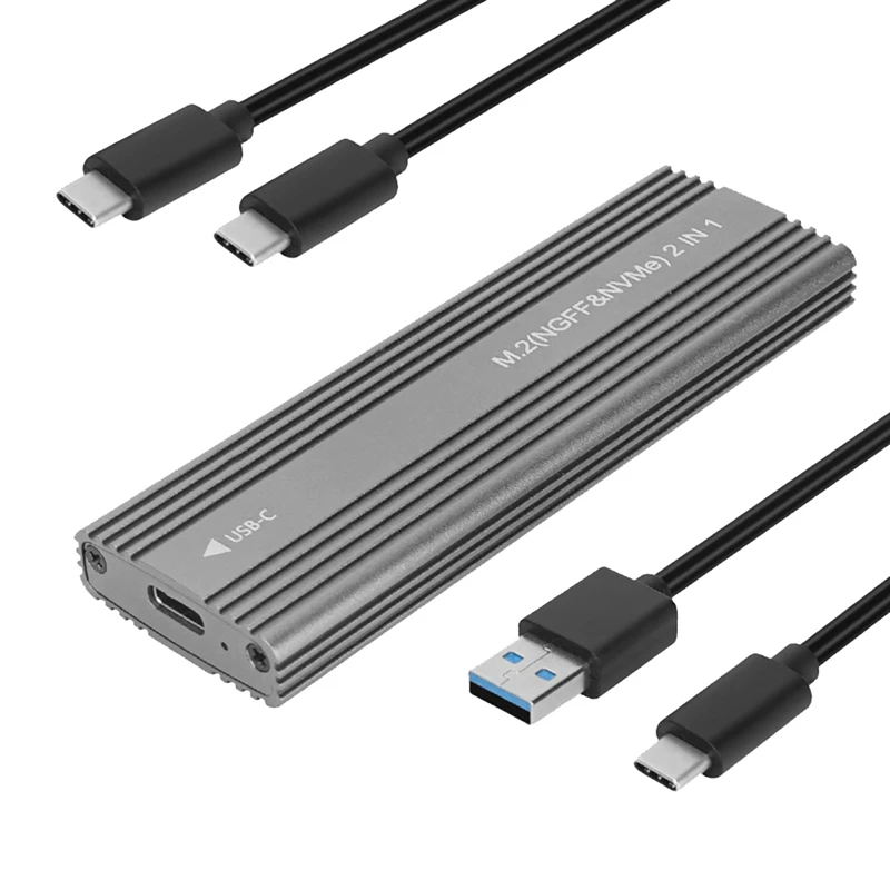 10 Гбит/с NVME/SATA двойной протокол SSD корпус стандартный USB 3.1 Тип на M.2 NGFF Pcie внешний