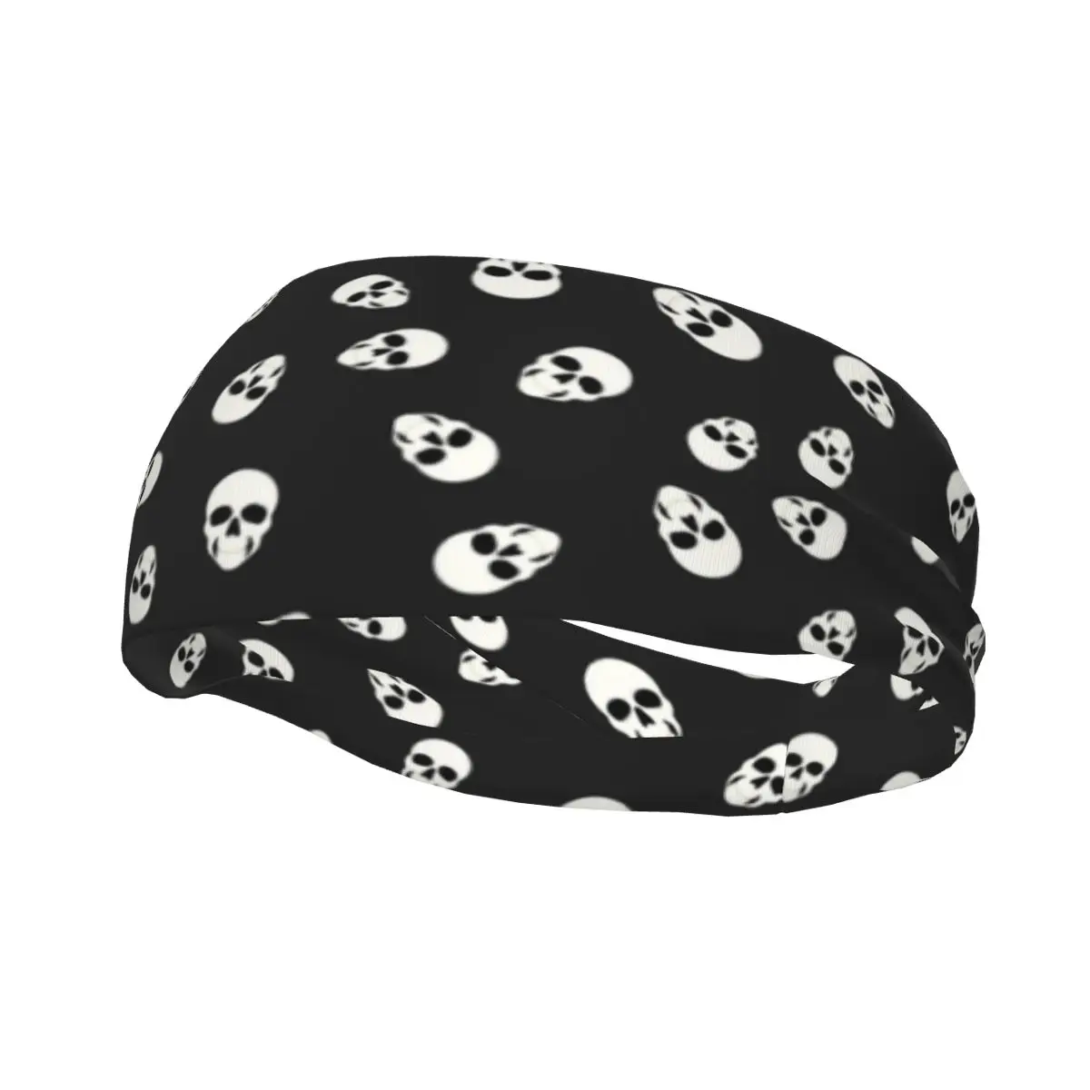 

Skull Sweatbands Elastic Sport Safety Sweat Headbands for Women Men Headwrap Head Sweat Bandages Gym Fitness Yoga Hair Turban