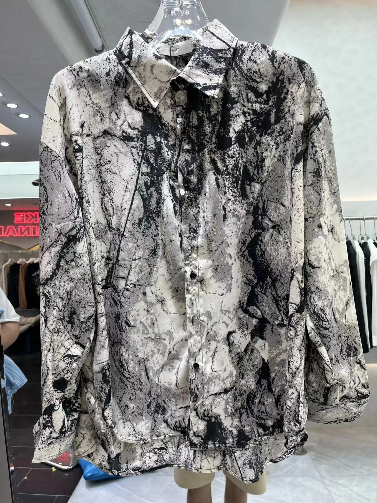 

Men's hj0653 Fashion Shirts 2023 Runway Luxury European Design party style Clothing