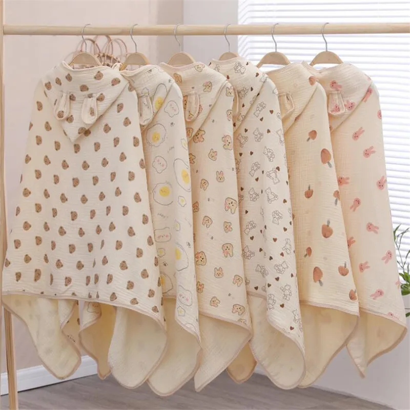 Bathrobes Soft Breathable Baby Swaddle Wrap Receiving Blanket