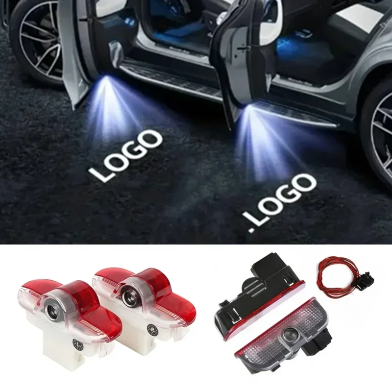 2 шт. светодиодный приветственный свет двери автомобиля подходит для Volkswagen Passat B6