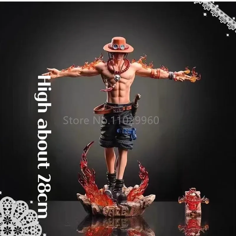 

Anime Ace One Piece Figures Flames Portgas·d· Ace Action Figures Crosshairs Pvc Collection Model Toys Birthday For Children Gift