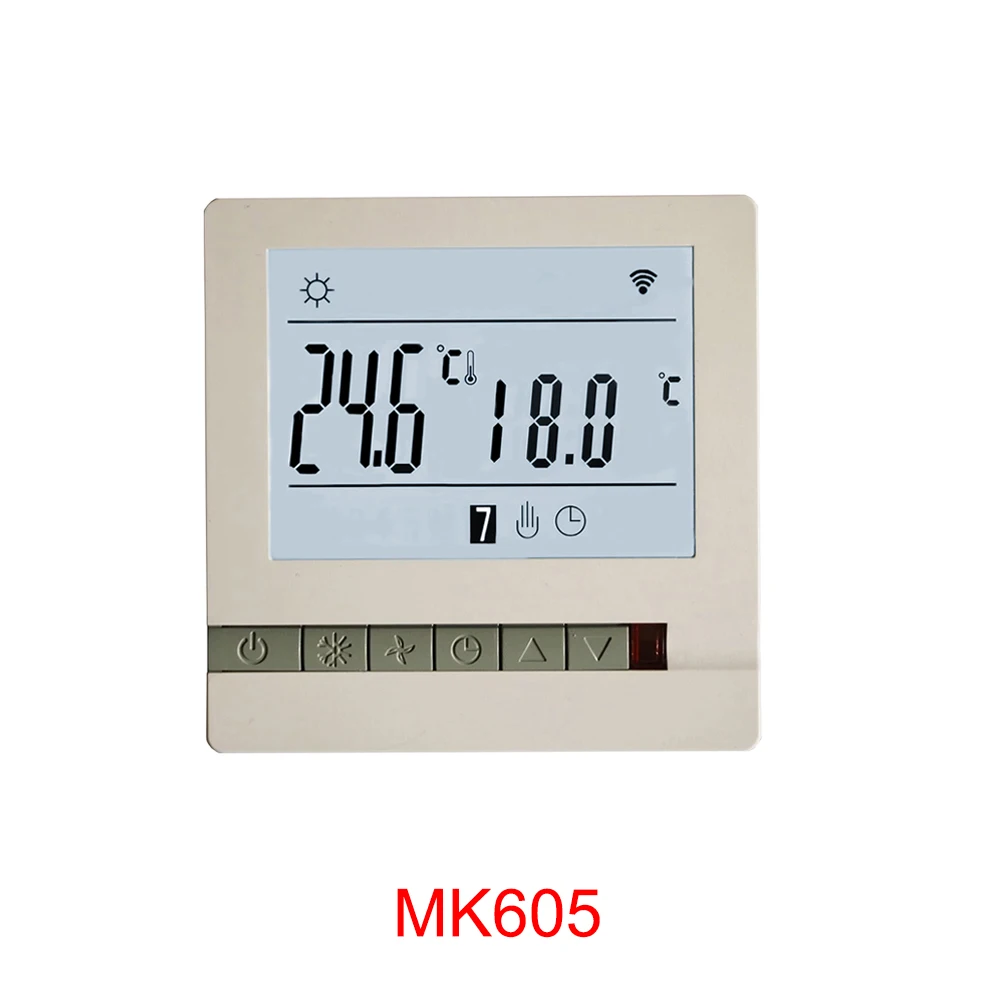 МК605 Может быть отправлено из России 16A 230V Программируемый термостат LCD кронотермостат Пол на отопление комнатный термостат контроллер включен.