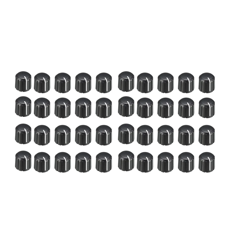 

Пластиковая ручка громкости вала типа D для гитары, 40 шт., 15 х13,5 мм, диаметр 6 мм.