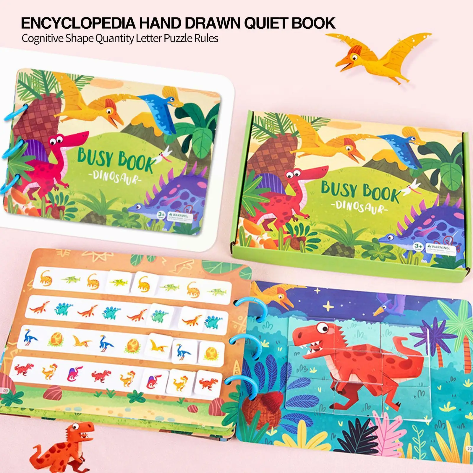 

Наклейка Монтессори для малышей, занятая книга для раннего развития детей, пазл для раннего развития, книга общего просвещения, познаватель...