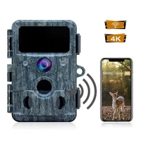 wildlife hunting night vision camera app 4k 30mp wifi ip66 waterproof wildlife trail camera support 256g tf