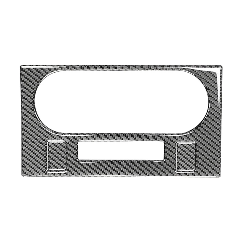 

For Dodge Challenger 2008-2014 Car Accessories Carbon Fiber Air Conditioning Panel Trim Cover Sticker