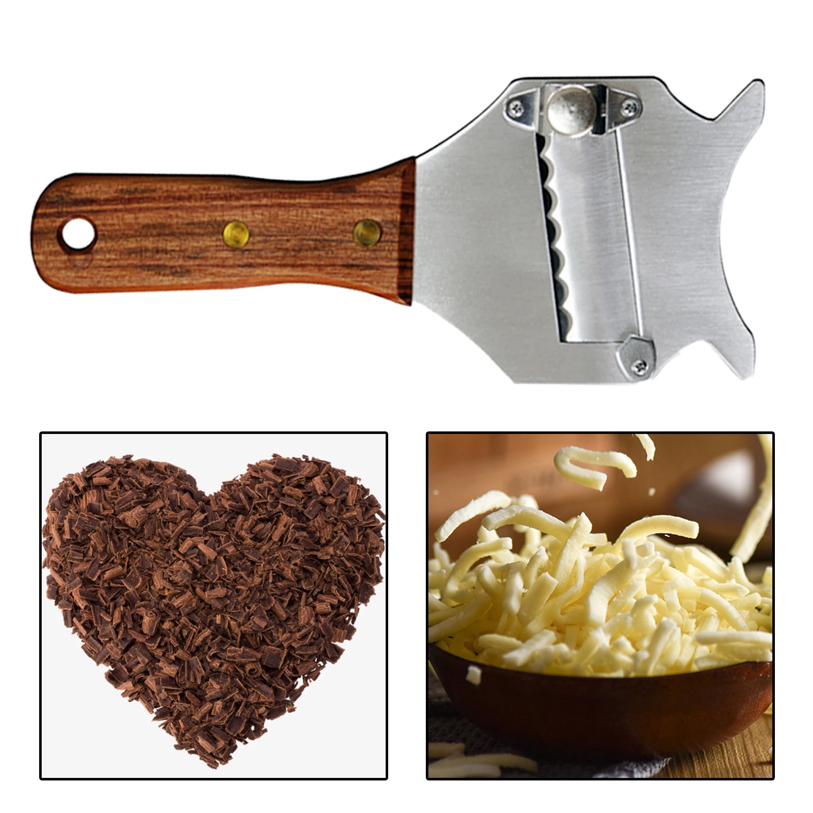 

Cheese Slicer Stainless Steel Truffle Chocolate Shaver Planer Vegetable Cutter