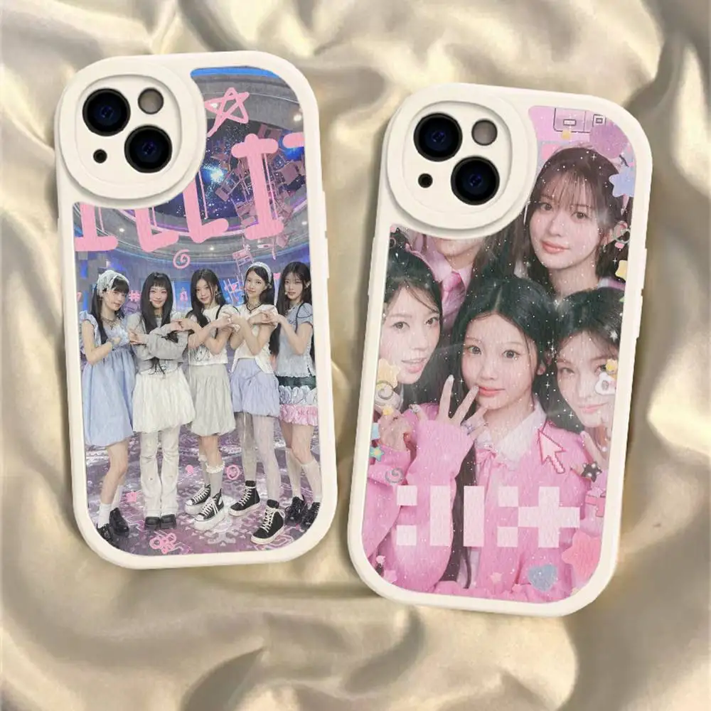 Фото Чехол для телефона Kpop Group I-Illit для iPhone 11 12 13 14 15 16 Pro Max Plus, кожаный чехол. №2