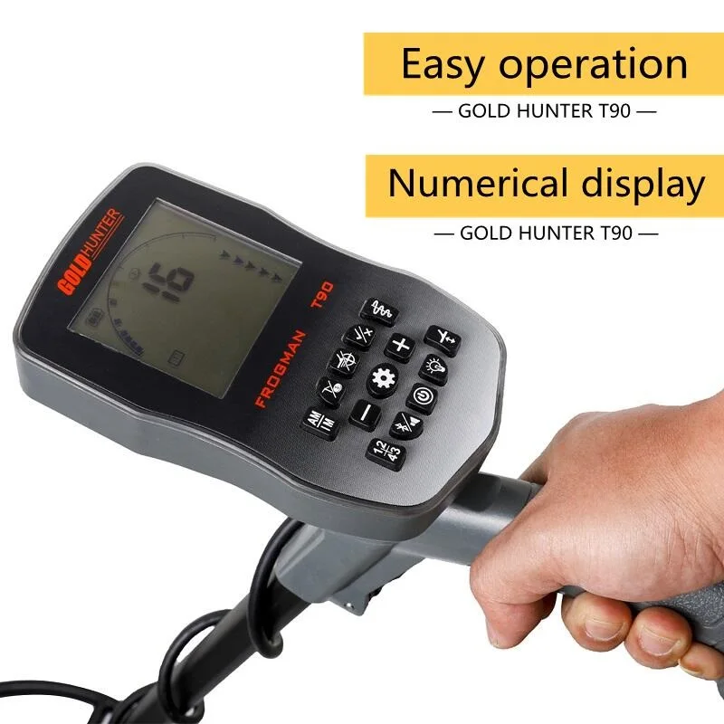 Gold Hunter T90 Металлоискатель PinPointer Водонепроницаемый Детектор Золота Подземный С
