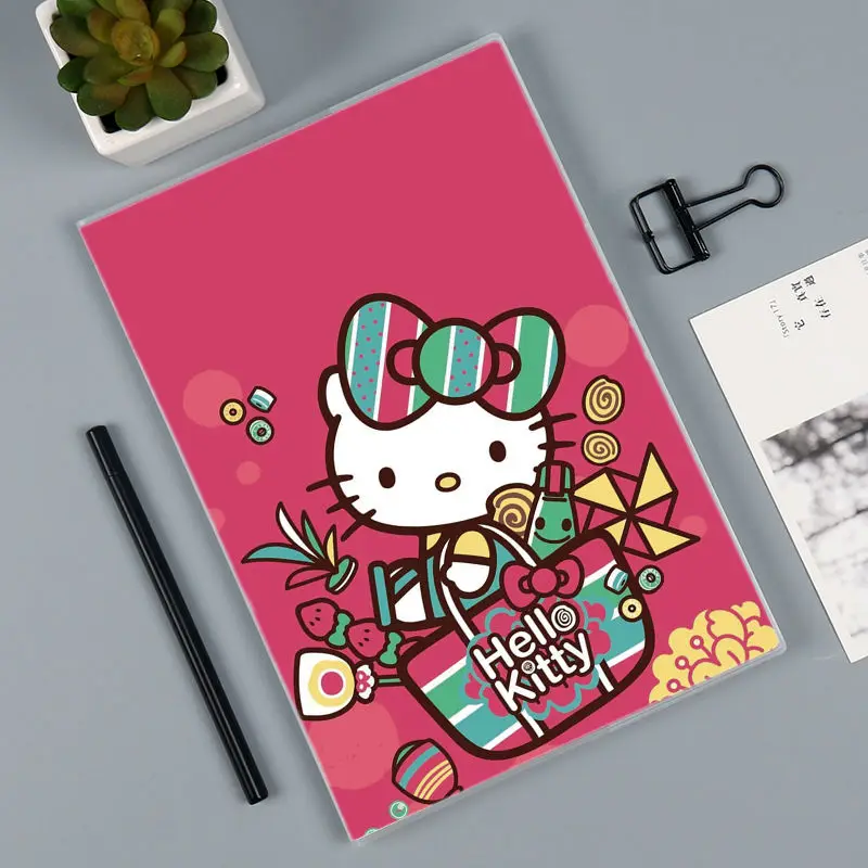 

Sanrio Anime Series Kawaii Notebook Hello Kittys Y2K Cute Cartoon Student Learning Stationery Office Supplies Children's Gift