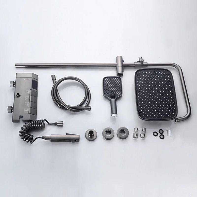 Термостатический душевой набор для ванной комнаты смеситель горячей и холодной