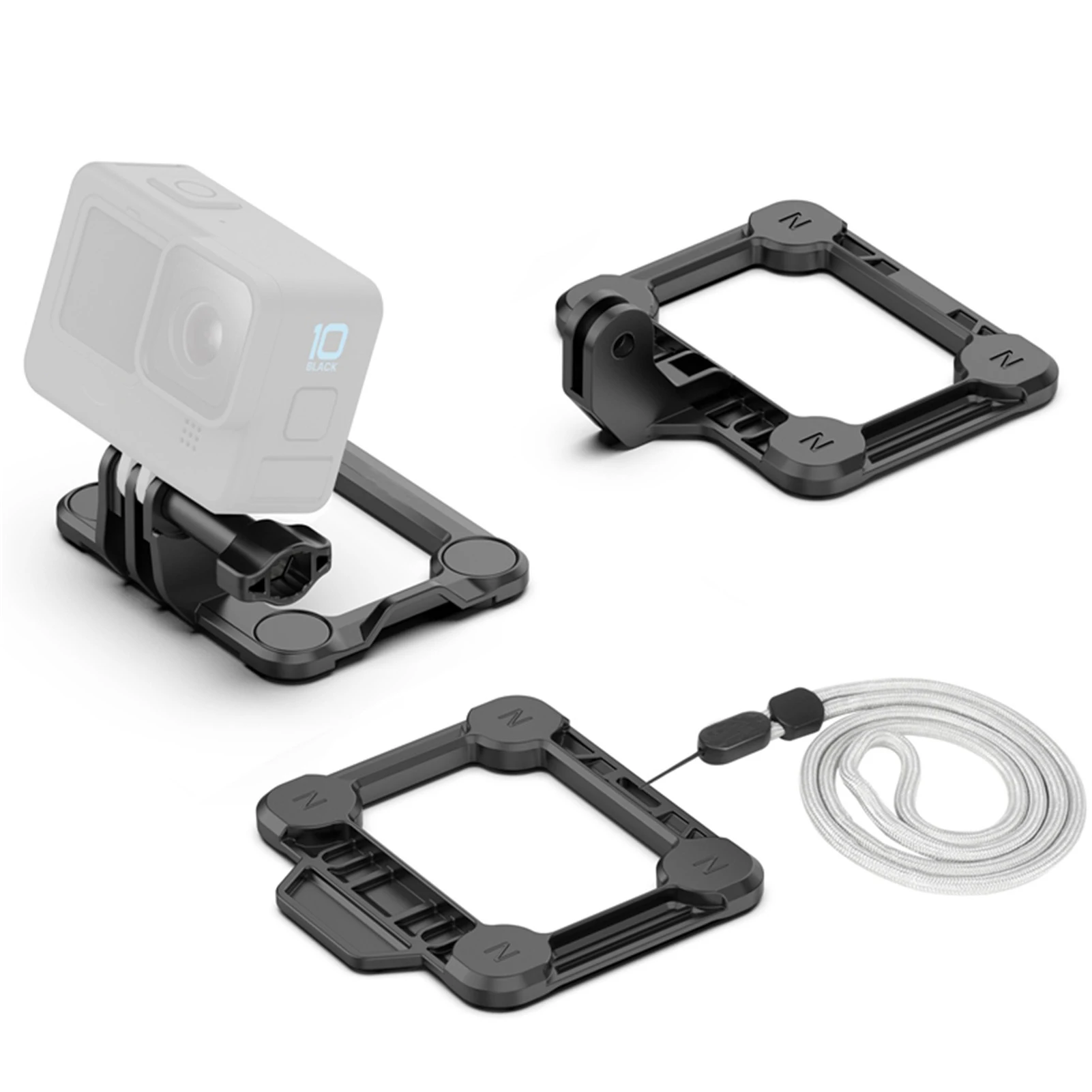 

Strong Magnetic Suction Quick Release Mount Bracket For GoPro Hero 9 / 10 D JI Osmo Action Camera