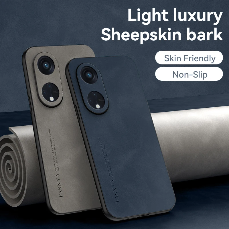 

Luxury PU Leather Case For OPPO Reno 8 T 4G 5G Matte Non-slip Phone Case For OPPO Reno8 8T Slim Back Cover Funda