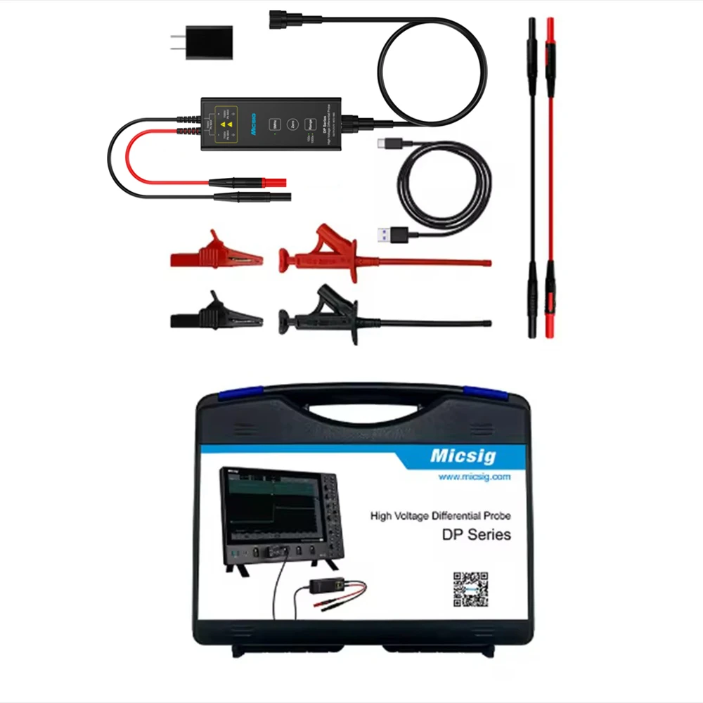 

Micsig Высоковольтный дифференциальный зонд DP серии