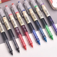 67pcsset 0 5mm roller pen blackredblue color ink straight liquid rollerball gel pen for school office stationery kawaii