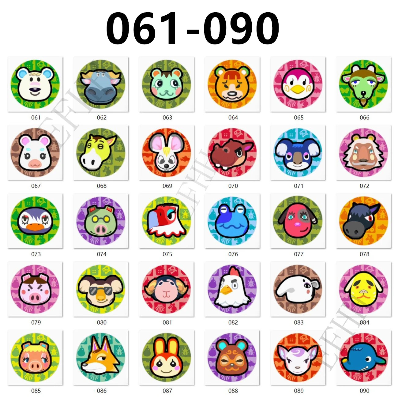 

Набор карт Animal Crossing: New Horizons EFHH