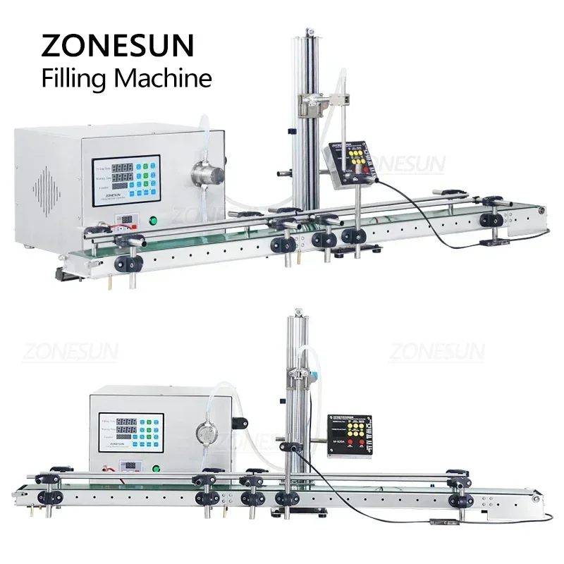 ZONESUN ZS-DTMP1D линия машины для розлива жидкостей, небольшой автоматический магнитный насос, одна насадка для дайвинга, бутылка для косметики для напитков (art.: 3920d158484ee) - 3920d158484ee