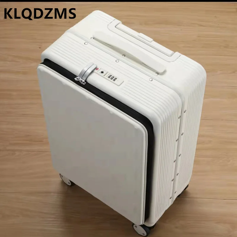 KLQDZMS Personality High Value Good Storage Luggage Aluminum Frame Business 20-Inch Mute Universal Wheel Boarding Case 24