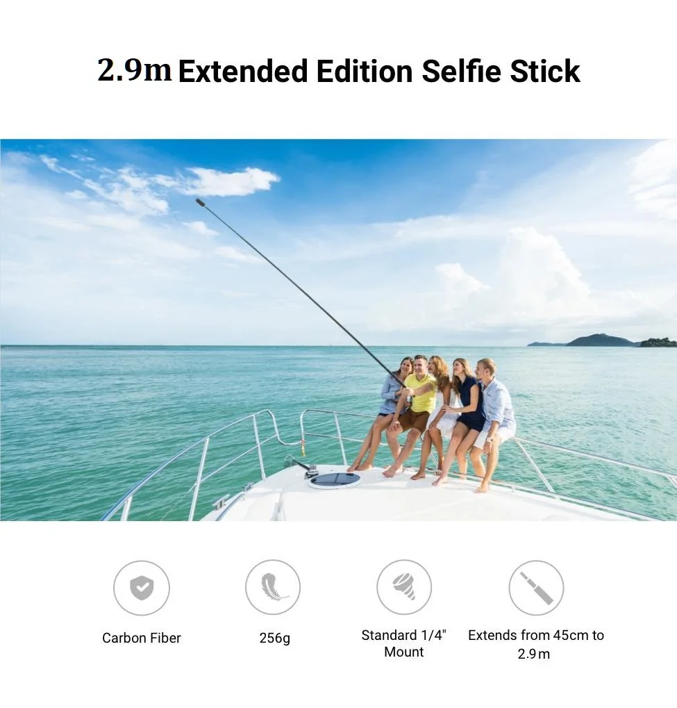 Новый Невидимый монопод для селфи палка Insta360 ONE X2 2021 новые аксессуары |