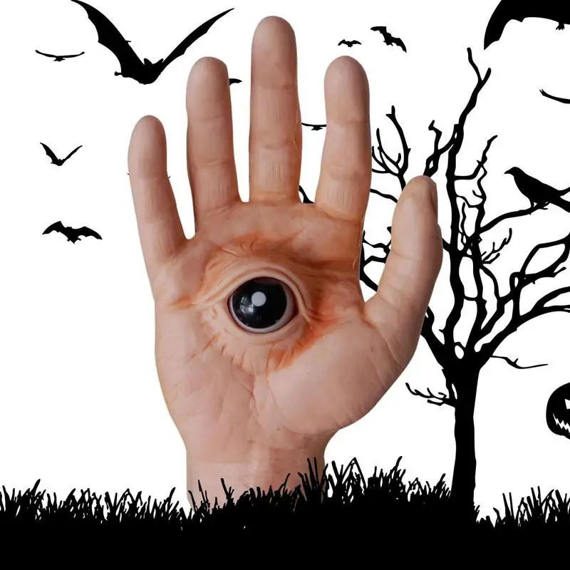 

Bloody Broken Severed Hand Props Halloween Blood Props Devil's Eye Horror Ornament Halloween Devil's Eye Vampire Zombie Party