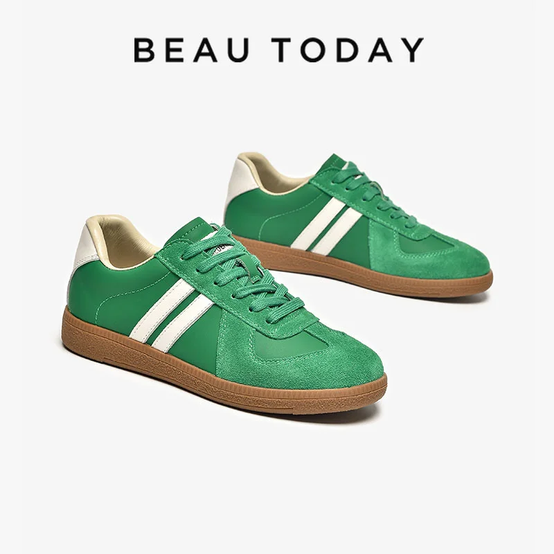 

Casual Sneakers Women Patchwork Round Toe Leisure Vulcanized Shoes Classic Lace-up Retro Ladies Flats Handmade 29817