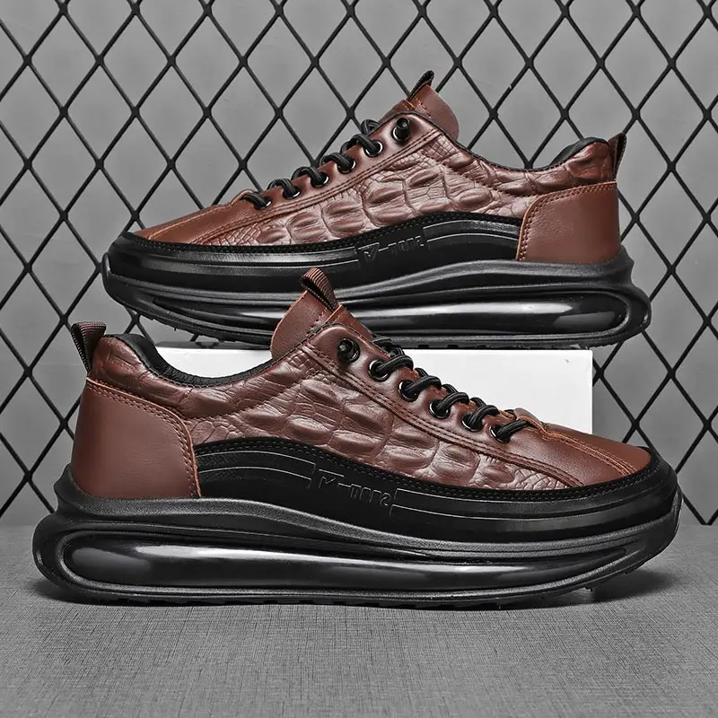 

Амортизирующая обувь из искусственной кожи, мужские спортивные беговые кроссовки из натуральной кожи, официальные кроссовки, мужские спортивные кроссовки для бега, игры в гольф, YDX2