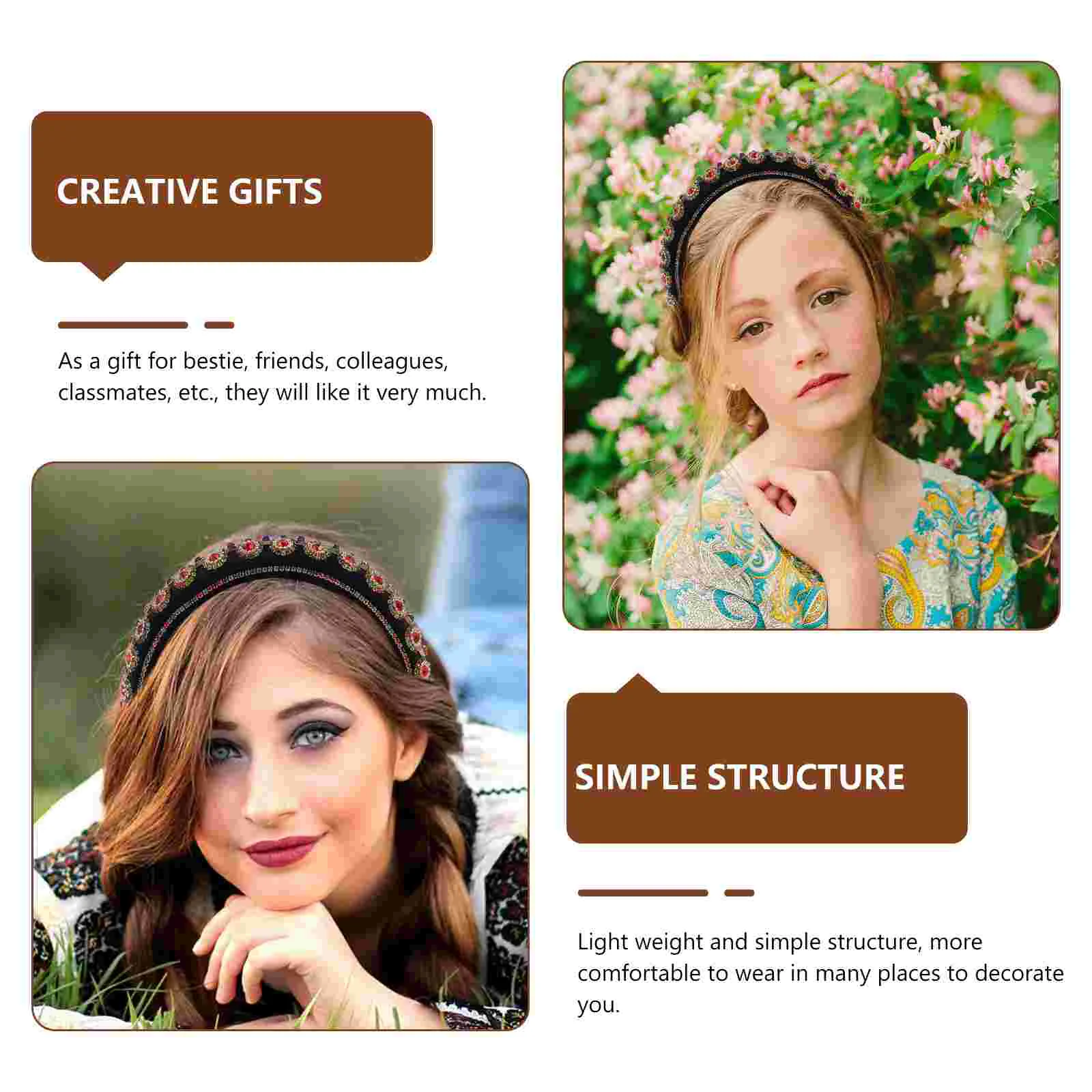 Повязка на голову со стразами декоративная повязка для волос элегантный