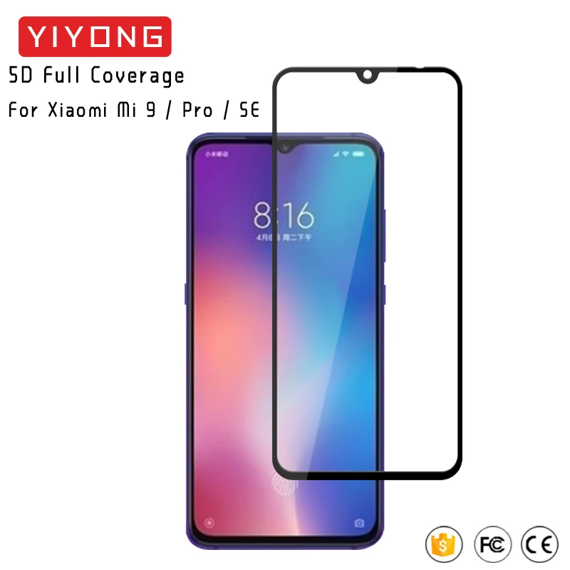 Закаленное стекло для Xiaomi Mi9 Mi 10 Lite защитное с полным покрытием 9D 9 9T 10T Pro 25 шт./лот