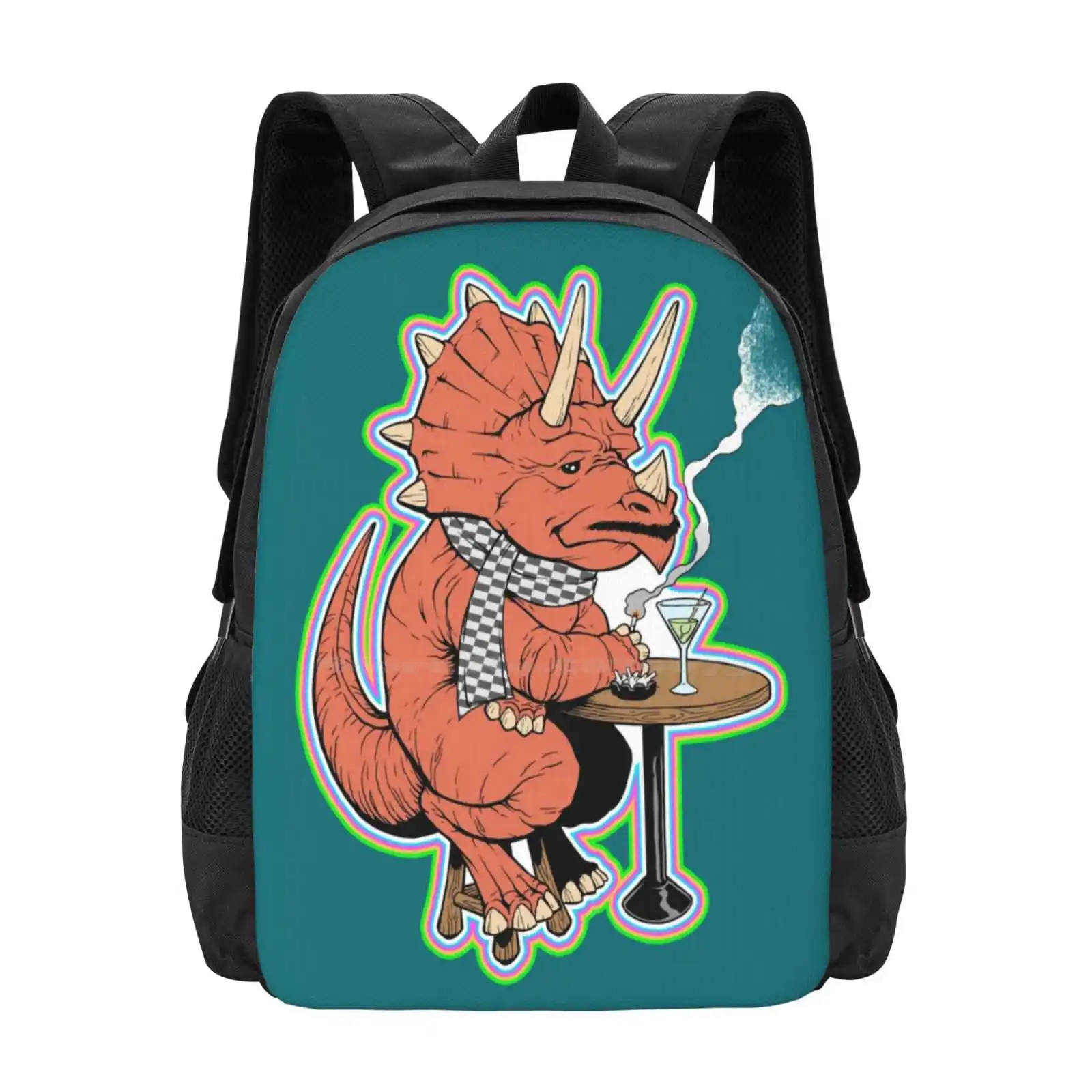 Ty The Triceratops Lgbt Dinos! Hot Sale Backpack Fashion Bags Dinosaur Gay Lesbian Lgbt