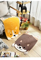 entrance rug new chinese style cartoon carpet polyester material water absorbing floor mat pvc non slip bottom hand washable