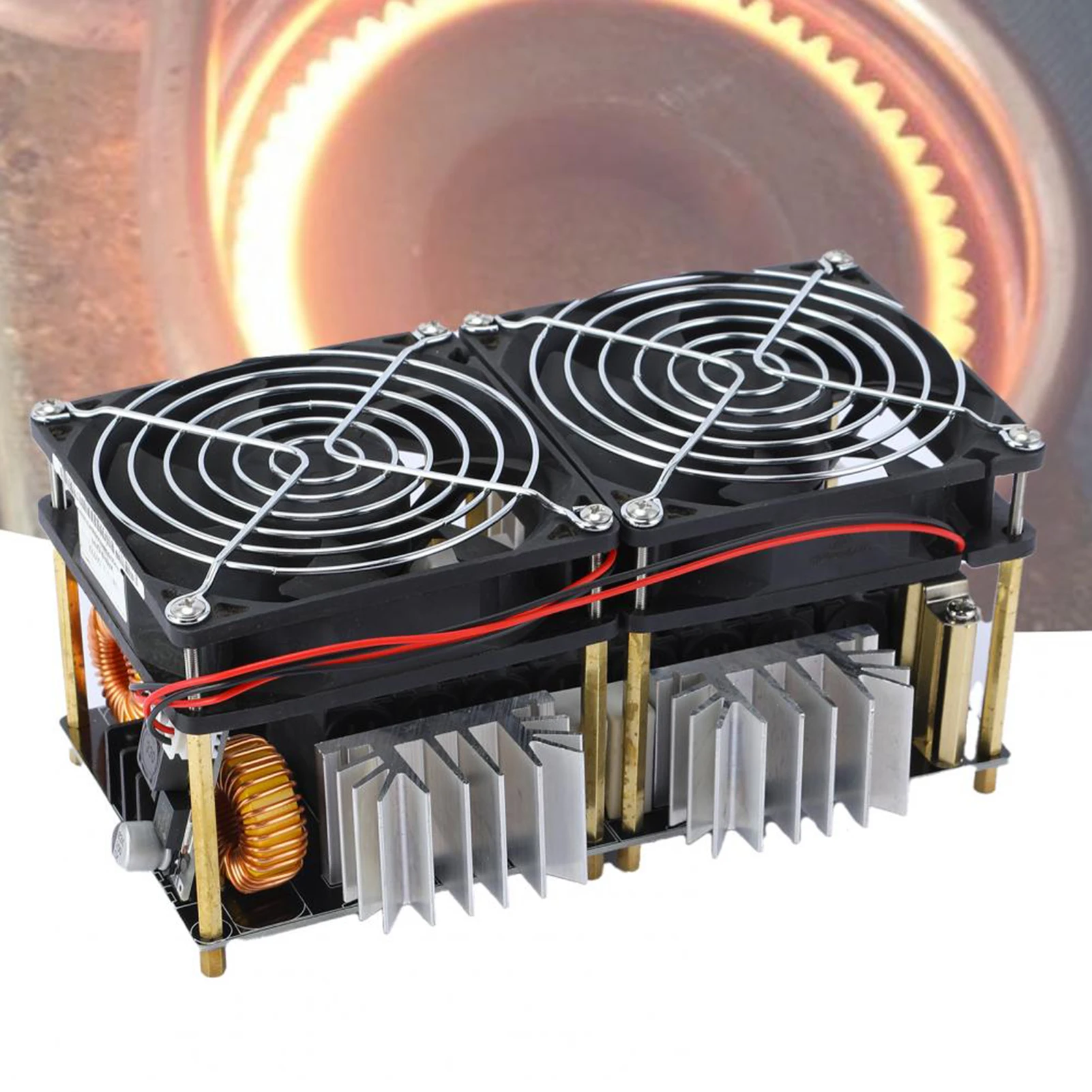 Модуль питания индукционного нагрева ZVS на высокой частоте и низком напряжении, с возможностью использования как драйвера флайбэк и источника тока для Tesla Coil, мощностью 2500 Вт и током 50 А при напряжении от 12 до 48 В постоянного тока.