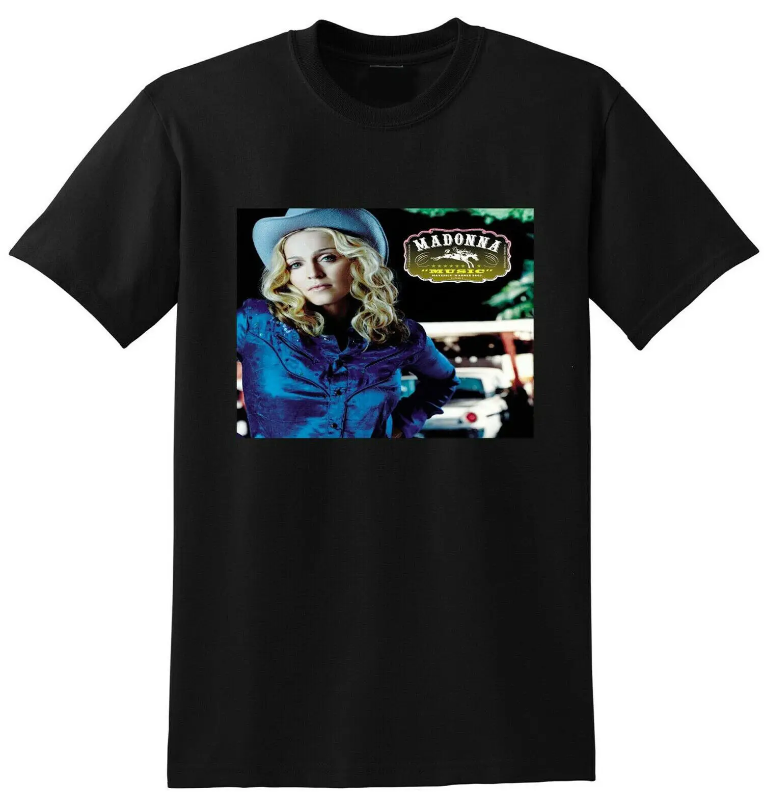 Футболка с изображением Мадонны музыкальный виниловый чехол для cd футболка