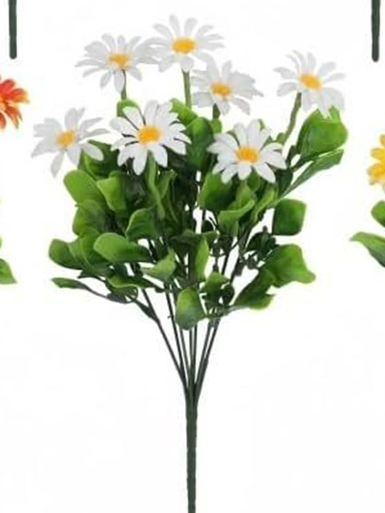 

Искусственные ромашки из пластика smr