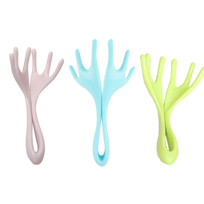 Ручной массажер для кожи головы с шестью когтями снятие стресса ручной зуда