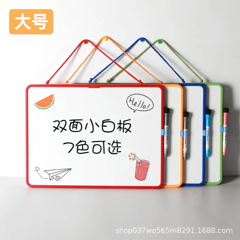 

A Ft-8631 Hanging Whiteboard 40*30Cm Children'S Magnetic Sketchpad Home Message Board