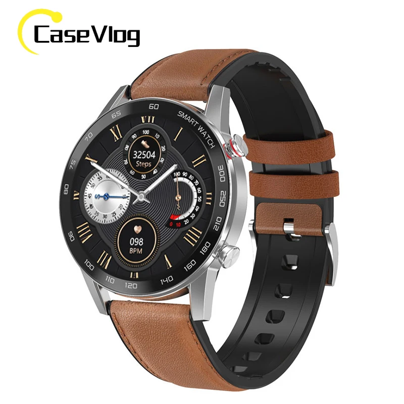 

Smart Watch Business Men Bluetooth Call Waterproof Heart Rate Blood Pressure SmartWatch Fitness Tracker Sports For Android IOS