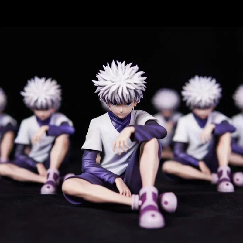 Фото [В НАЛИЧИИ] Hunter×Hunter Gon Killua Аниме Фигурка Лапша Стопор Модель Украшения GON·FREECSS Killua Zoldyck Фигурка Игрушка на заказ №3