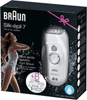 braun silk epil 7 7561 wet and dry epilator women cordless for removal and hair removal 8 extras including the bikini waxprofessional epilator laserhifu machinedepilatortrimmer for intimate areashair removal