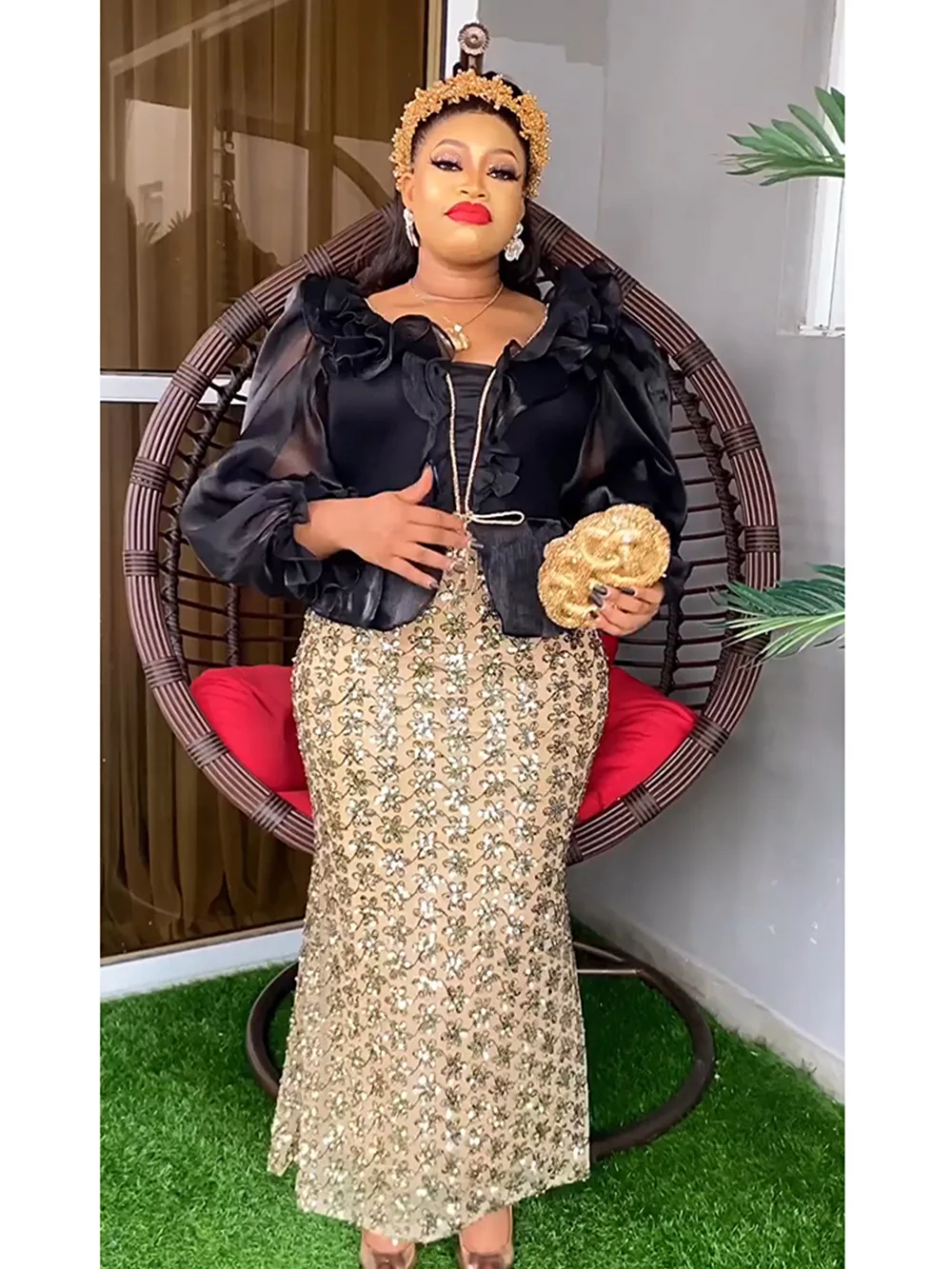 Plus Size Sequin Mesh Dress Lady Floral Evening Party Cloth Casual Luxury Long Robe 2023 Summer Elegant And Pretty Women's Dress