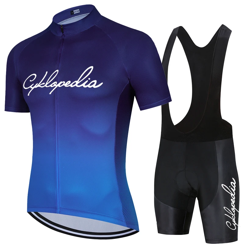 

Sports Wear Cyklopedia Men's Cycling Clothing 2022 Jersey Uniforms Mtb Male Clothes Pants Bycicle Tricuta Man Set Team Pro Gel