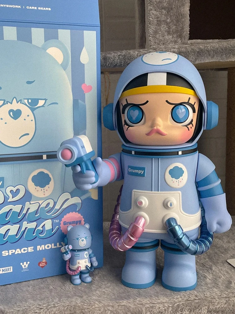 Подлинная фигурка Mega Space Molly 400% и 100% Love-A-Lot Bear Grumpy кавайный декор интерьера детская