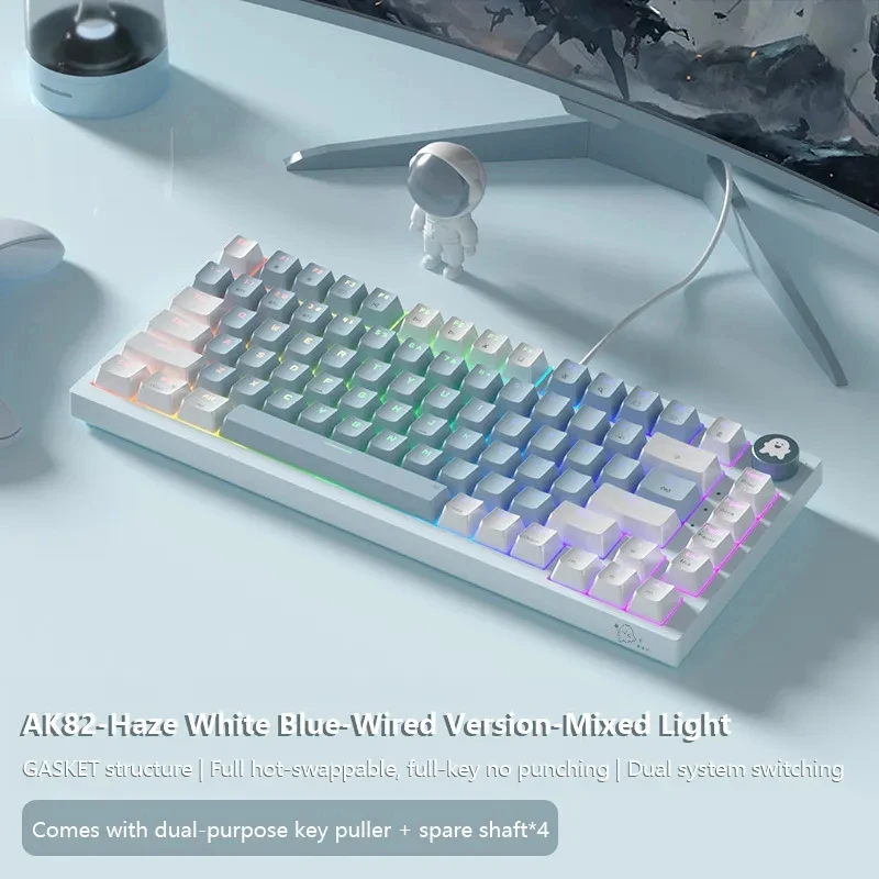Механическая Проводная клавиатура для киберспорта игровая с горячей заменой