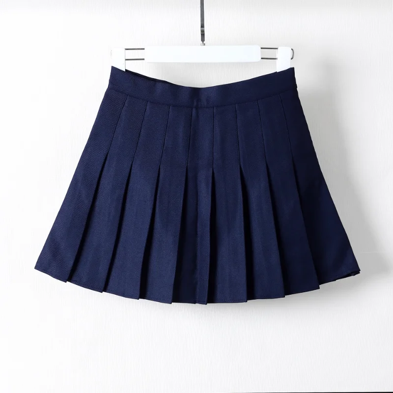 

2023 Women Fashion Style Pleated Skirt Korean Female Girly Style Comes with Safety Pants and Cute Short Skirt for Students