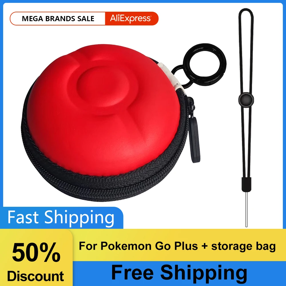 

Carry Bag For Pokemon Go Plus Pokeballss EVA Zipper Storage Organizer Bag Shockproof Hard Shell Protective Case Game Accessories