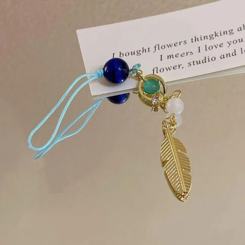 Брелок для ключей Женский, аниме брелок-кольцо для ключей, украшение для телефона