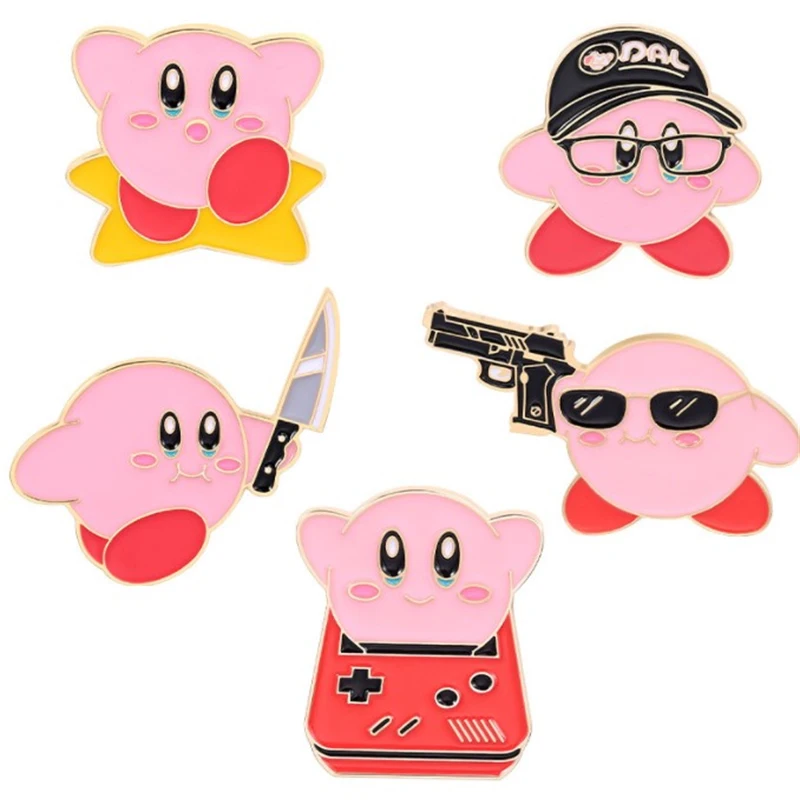 

Pink Pig Lapel Pins Manga Enamel Badges Brooches For Women Cute Metal Hijab Pins Anime Luxury Art Brooch Free Shipping Items