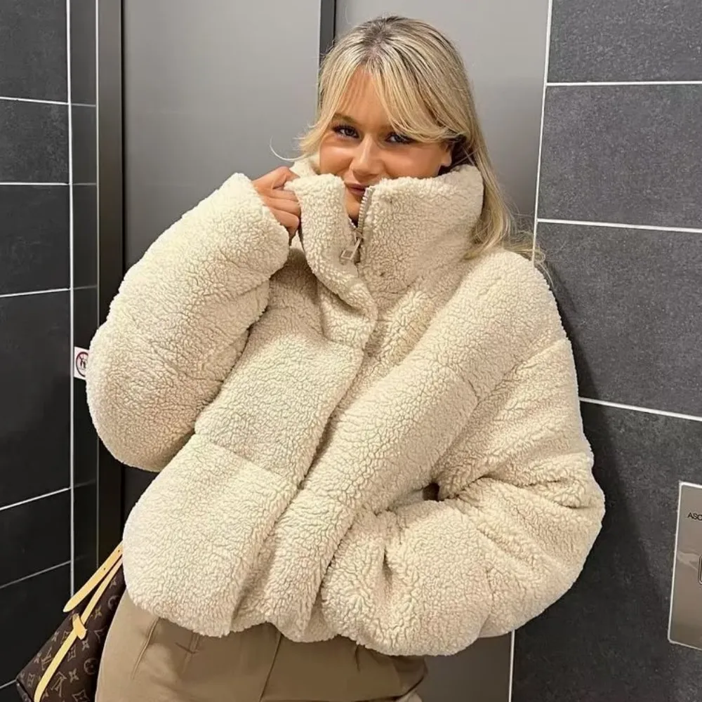 Женские короткие полиэстеровые парки PB ZA Palito с хлопковой подкладкой