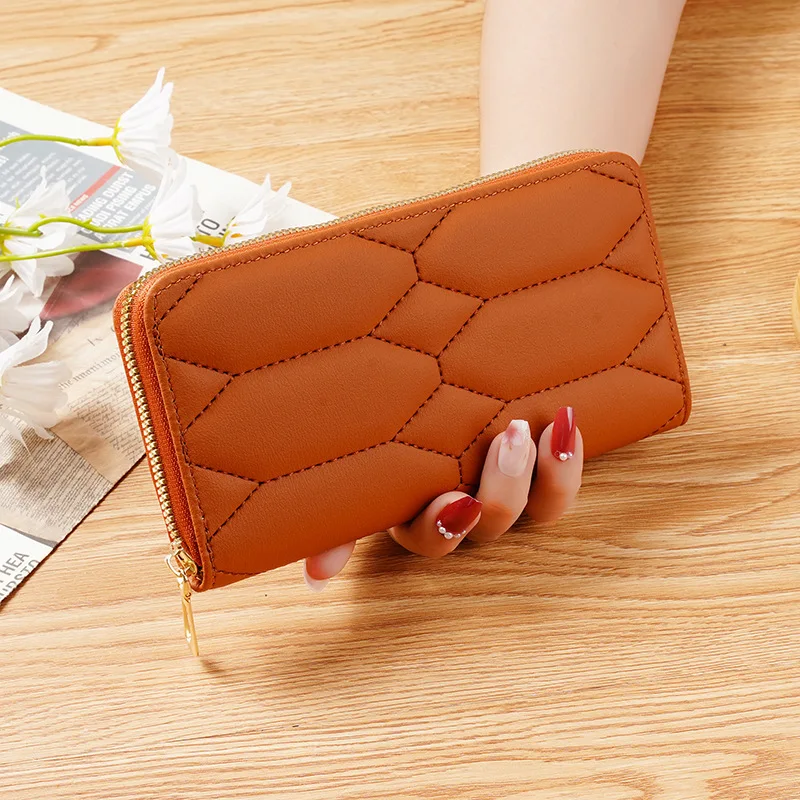 

Women Long Wallet Double Zipper Clutches Purse Big Large Capacity Fashion Wristlet Wallet Card Holder Wallets Clutch Phone Bag